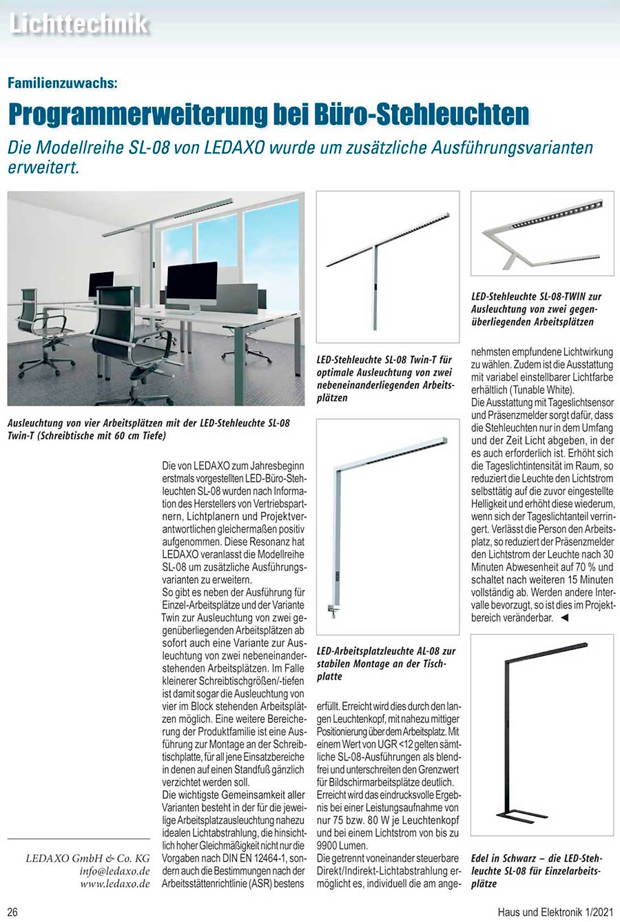 Haus&nbsp; und Elektronik 1/2021, Jahrgang. 23, Seite 26